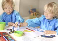 FABER-CASTELL Tablier de peinture, bleu FABER-CASTELL Tablier de peinture, bleu