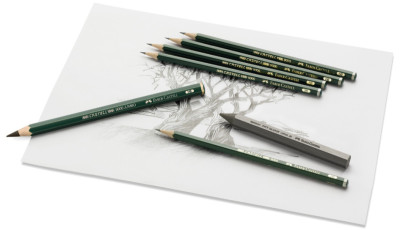 FABER-CASTELL Crayon CASTELL 9000, kit Art de 12