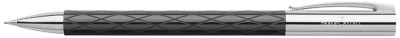 FABER-CASTELL Porte-mine rotatif Ambition résine noire