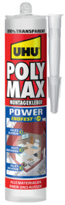 UHU Colle d'ètanchéité POLYMAX EXPRESS, transparent, 115 g