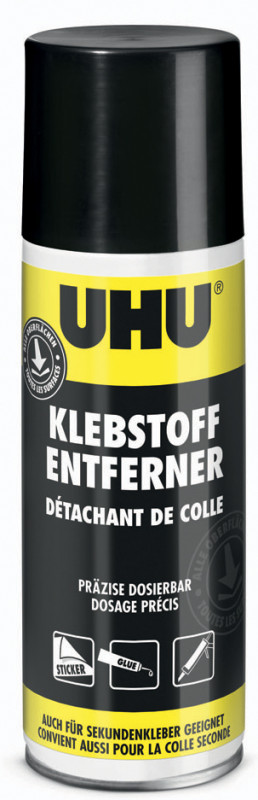 UHU dissolvant de colle Spray, 200 ml