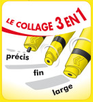 UHU Pack scolaire flacon de colle twist & glue UHU Pack scolaire flacon de colle twist & glue
