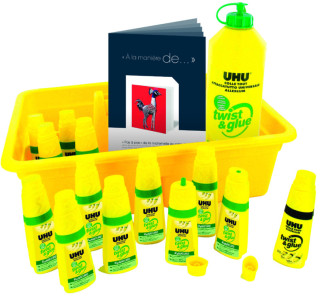 UHU Pack scolaire flacon de colle twist & glue