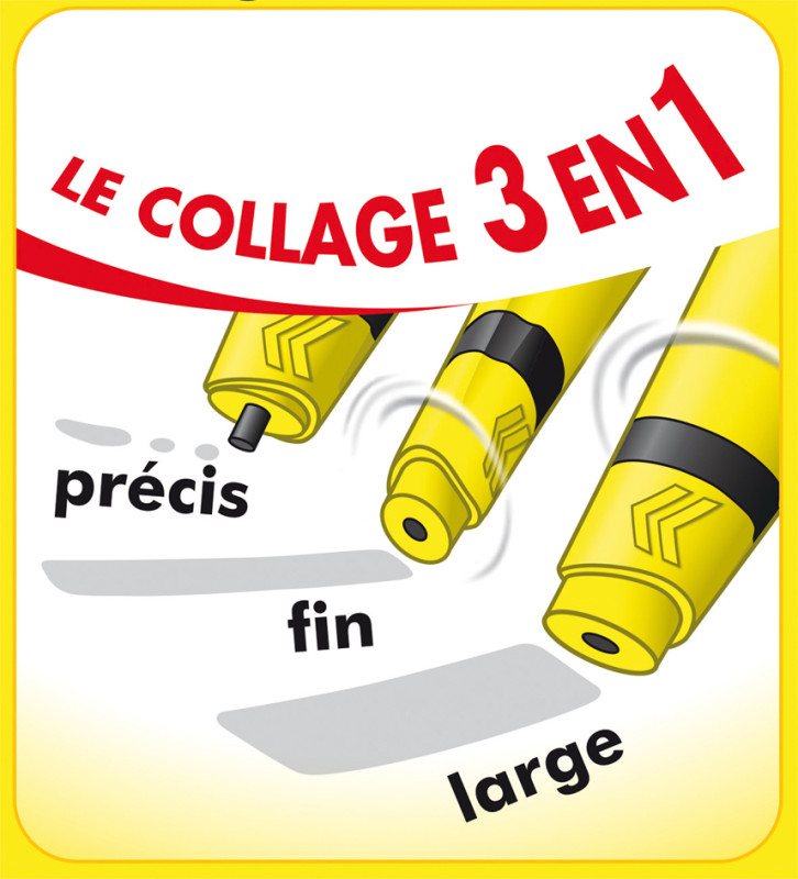 UHU Pack scolaire flacon de colle twist & glue