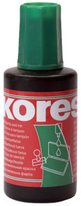 Kores encre à tampon, contenu: 27 ml, bleu