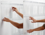 helit porte-brochures mural PLACATIV, 12 compartiments DL helit porte-brochures mural PLACATIV, 12 compartiments DL