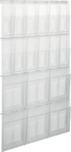 helit porte-brochures mural juxtaposable PLACATIV, 6