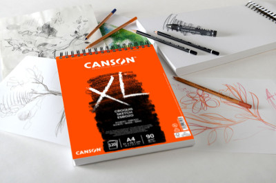 CANSON Bloc croquis spiralés petit côté 