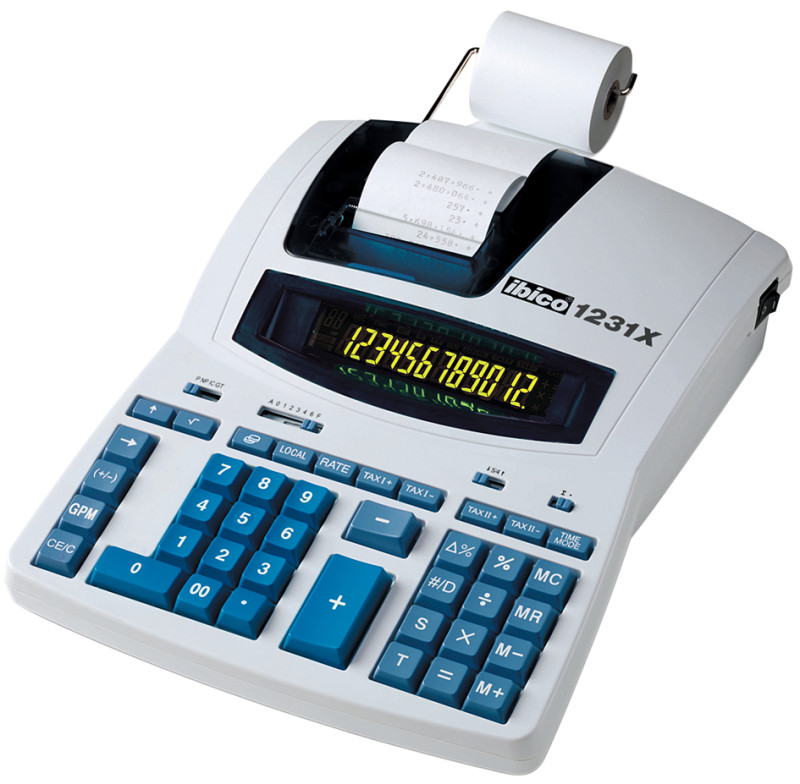 ibico calculatrice imprimante de bureau 1231X professionelle