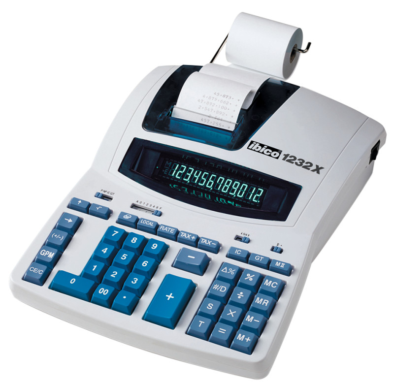 ibico calculatrice imprimante de bureau 1232X professionelle