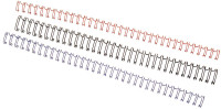 GBC baguettes métaliques WireBind 6,0 mm, A5, 24 anneaux, GBC baguettes métaliques WireBind 6,0 mm, A5, 24 anneaux,