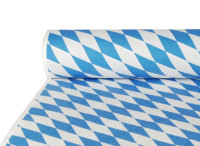 Serviettes PAPSTAR Damas « Bleu de Bavière », enroulables