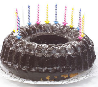 PAPSTAR Bougies d'anniversaire, en cire, rayures blanches