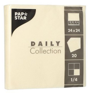 PAPSTAR Serviettes de cocktail, 250 x 250 mm, bordeaux