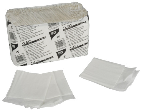 PAPSTAR Serviettes pour distributeur, 250 x 300 mm, blanc