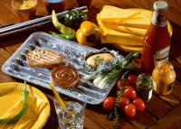 PAPSTAR Plateau de cuisson en aluminium, rectangulaire