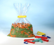 PAPSTAR Clip de fermeture, PP, couleurs assorties PAPSTAR Clip de fermeture, PP, couleurs assorties