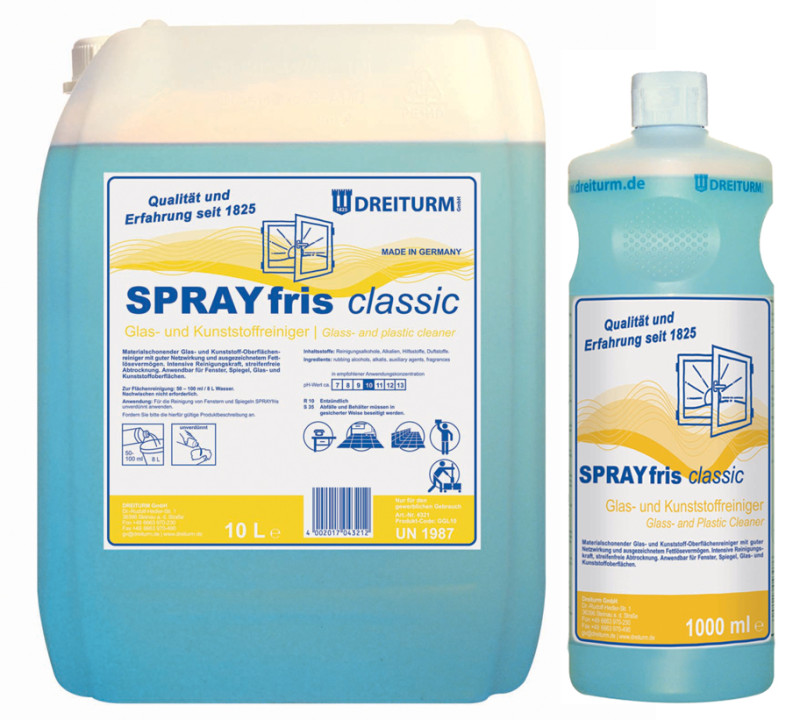 DREITURM nettoyant pour vitre SPRAYFRIS classic, 1 litre