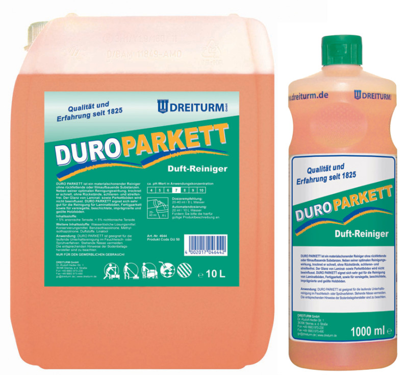 DREITURM Nettoyant pour parquet/sol stratifié DURO PARKETT,