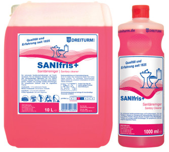 DREITURM Nettoyant sanitaire SANIFRIS+, 10 litres
