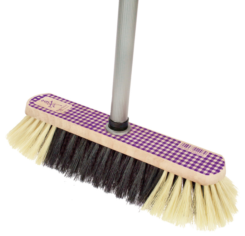 Peggy Perfect Balai avec un manche, bois, brosse synthétique