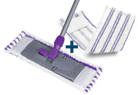 Peggy Perfect Balai à frange, manche télescopique, bleu Peggy Perfect Balai à frange, manche télescopique, bleu