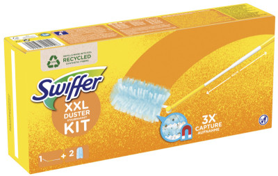 Swiffer Kit de démarrage plumeau-magnétique XXL, 1 manche