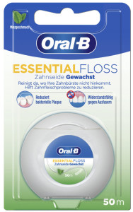 Oral-B Fil dentaire Essentialfloss, 50 m, goût de menthe