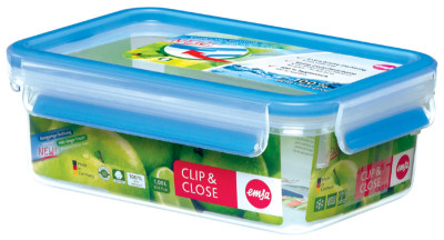 emsa boîte de conservation CLIP & CLOSE, 1,20 litres,