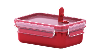 emsa boîte hermétique pour micro-onde CLIP & MICRO, rouge,