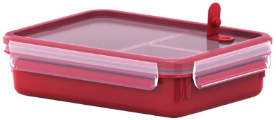 emsa Boîte à micro-ondes CLIP & MICRO, 1,0 litre, avec