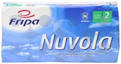 Fripa Papier hygiénique Nuvola, 3 couches, extra blanc