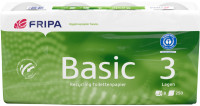 Fripa Papier hygiénique Basic, 2 couches, blanc