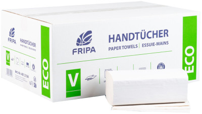 Fripa Essuie-mains ECO, 250 x 330 mm, pli-C, blanc