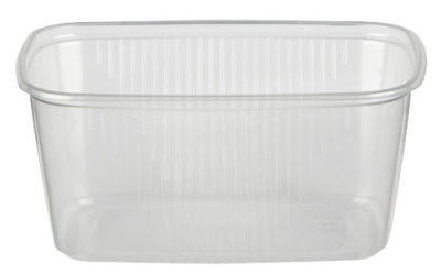 PAPSTAR Pot d'emballage carré, sans couvercle, 125 ml