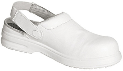 franz mensch Chaussure de sécurité Clog CLASSIC, blanc,