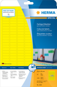 HERMA étiquettes universelles SPECIAL, 70 x 37 mm, jaune