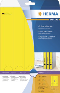 HERMA Etiquettes pour dos de classeur SPECIAL, 38 x 297 mm,