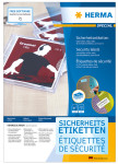 HERMA Etiquettes de fermeture SPECIAL, 63,5 x 29,6 mm, blanc HERMA Etiquettes de fermeture SPECIAL, 63,5 x 29,6 mm, blanc