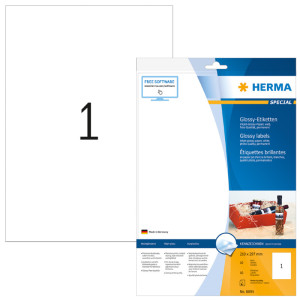 HERMA étiquettes SPECIAL bouteilles, 210 x 297 mm, blanc