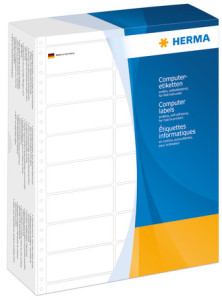 HERMA étiquettes informatiques en continu,  81,28 x 35,7 mm,