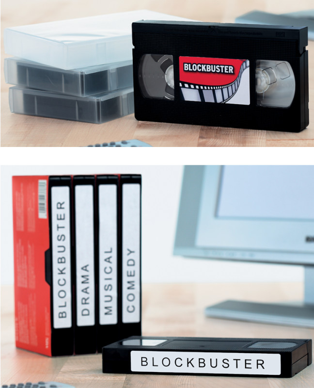 HERMA étiquettes pour cassettes vidéo SPECIAL, 78,7 x 46,6mm