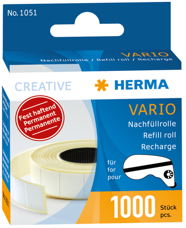 HERMA Rouleau de recharge pour applicateur de pastille Vario