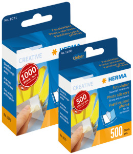 HERMA Pastilles pour photos dans un distributeur en carton,