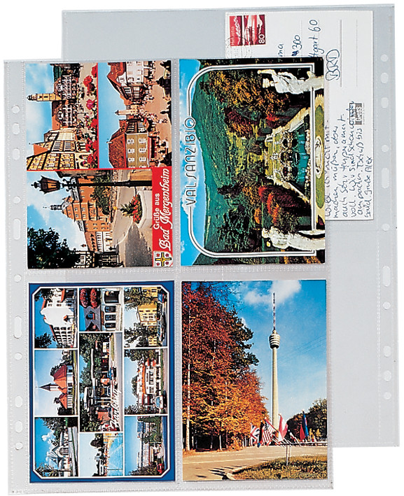 HERMA pochette pour carte postale, pour cartes 10 x 15 cm