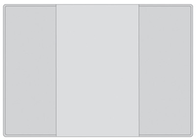 HERMA Etui de poche, PP, double, 0,14 mm, Format:110 x 157mm