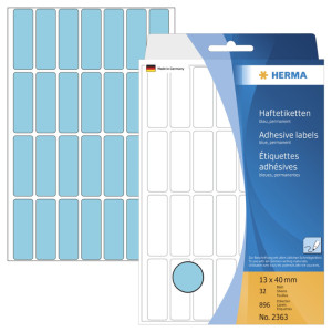 HERMA étiquettes multi-usage, 20 x 50 mm, bleu, grand paquet