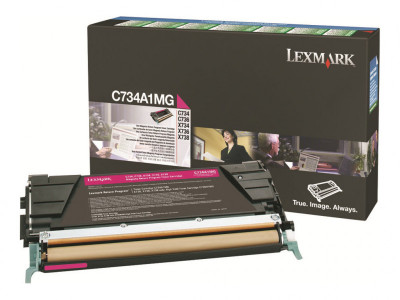 Lexmark : cartouche toner Return Program MAGENTA 6K pages pour C736X/ X73X