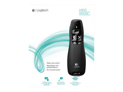 Logitech : WIRELESS PRESENTER R400 .