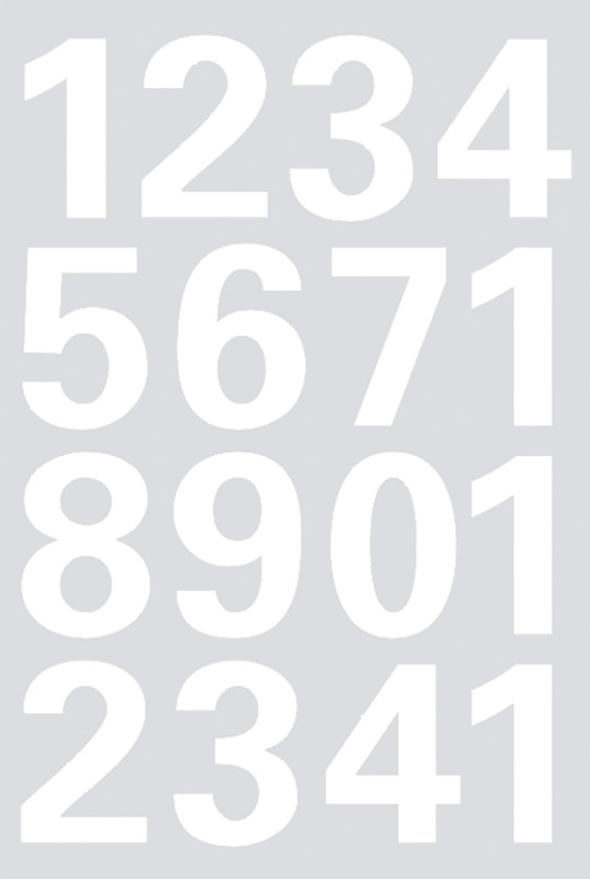 Stickers de chiffres 0 à 9 (HERMA)